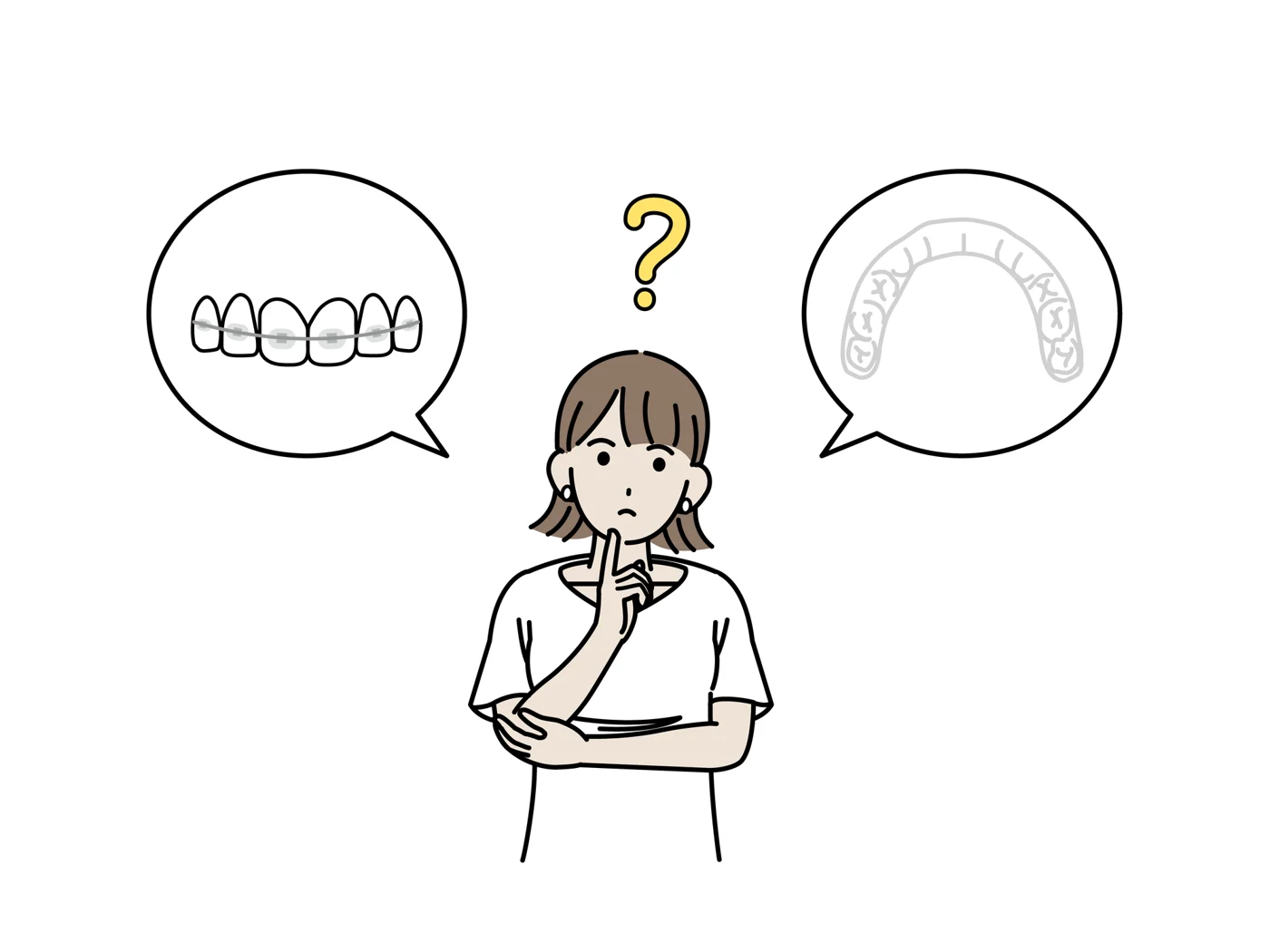 ワイヤー矯正とマウスピース矯正どっちがいい？費用と期間を比較【日本歯科札幌院長が解説！】の参考画像